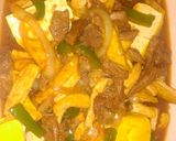 Foto langkah ke 3 dari resep Beef Teriyaki campur tahu kuning.