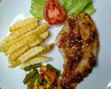 Foto langkah ke 5 dari resep Dori Panggang Saus Pedas.