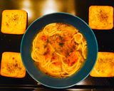 A picture of step 5 of Soupy Tangy Spaghetti 🍝.