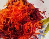 A picture of step 1 of Beetroot sandwich.