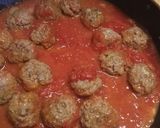 A picture of step 4 of Polpette e melanzane a funghetto.