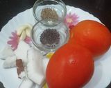 A picture of step 2 of Thakkali Chutney.