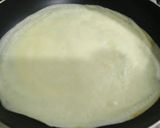 Hình bước làm 2 của món Crêpes ham và phomai