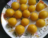 A picture of step 10 of Mango coconut laddo.