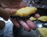 A picture of step 5 of Kesar Khirer Sandesh (without sugar).