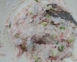Foto langkah ke 2 dari resep Baso Goreng Udang Daging Ayam / Babi Sederhana.