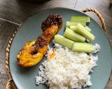 Gambar langkah 4 resipi Ayam Bakar Ketumbar.