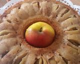 A picture of step 5 of Clarabell’s Divine Apple Cake.
