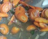 Foto langkah ke 8 dari resep Tumis wortel, jagung manis dan telor.
