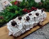 Foto del paso 7 de la receta: Tronco de Navidad con cerezas borrachas