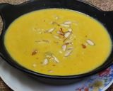 A picture of step 5 of Moongdal payasam.