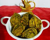 પાત્રા (અળવી ના પાન વ્હીલ ભજિયા) રેસીપી સ્ટેપ4ફોટો