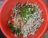 Foto langkah ke 2 dari resep Botok mix daun mlinjo.