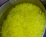 A picture of step 3 of Fried rice, cabbage n tarugu sauce.