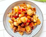 Foto langkah ke 5 dari resep Masak Kentang Tahu Tempe Bumbu Iris.