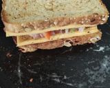 वेज पिज़्ज़ा सैंडविच (Veg Pizza sandwich recipe in hindi) रेसिपी चरण 4 फोटो