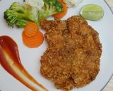 รูปขั้นตอนการทำที่ 4 ของ Chicken schnitzel ไก่ทอด