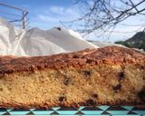 Foto del paso 7 de la receta: Coca mal hecha, con agua de azahar y top de chocolate, sésamo y canela