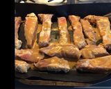 Une image de l'étape 1 de Travers de porc grillés au four marinade maison.