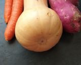 A picture of step 1 of Creamy butternut soup.