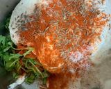A picture of step 3 of Dahi vada.