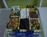 Foto del paso 6 de la receta: Torta de golosinas para 13 años