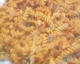 Foto del paso 8 de la receta: Pasta con Strogonoff de Panchos y Muzzarella