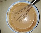 A picture of step 3 of Chocolate banana pancakes #chocolatebakingcontest.