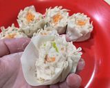 Foto langkah ke 3 dari resep Dimsum Ayam Udang - Siomay Ayam Udang lembut.