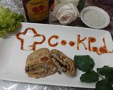 A picture of step 11 of Omlate, Roti,Sendwich.