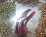 A picture of step 1 of Spiced Noodles.