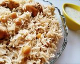 A picture of step 6 of Hara Chicken Chana Pulao.