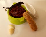 A picture of step 6 of Schezwan sauce.