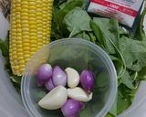 Foto langkah ke 1 dari resep Sayur Bayam Jagung.