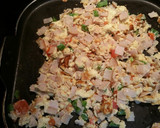 Foto del paso 1 de la receta: Huevos revueltos con queso mozzarella
