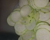 Foto del paso 1 de la receta Lasaña de calabacín con bulgur