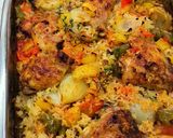 Cajun csirke zöldségekkel recept fázis 6 fotója