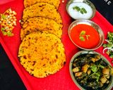 मक्के की वेज रोटी (makke ki veg roti recipe in hindi) रेसिपी चरण 7 फोटो