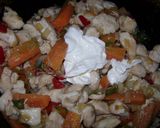 Foto del paso 9 de la receta: Suprema trozada con verduras y arroz a la crema
