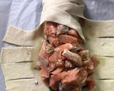 Une image de l'étape 6 de Tresse au saumon/épinards.