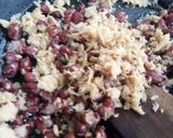 A picture of step 3 of Kidney beans soya cheese wrap.