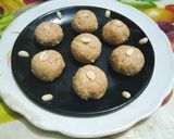 A picture of step 4 of High protein Healthy tasty unique peanut powder Ladoo.
