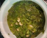 Hình bước làm 1 của món Canh rau mồng tơi nấu tôm bồ hóc