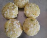 A picture of step 3 of Sabudana vada.