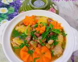 Hình bước làm 7 của món Gà nấu đậu
