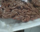 Foto langkah ke 1 dari resep Mpasi 8+(daging+beras putih+kacang panjang).