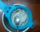 A picture of step 2 of Banana stem and coconut milk.