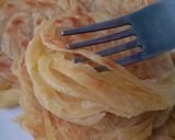 Foto langkah ke 9 dari resep Roti Maryam Topping Kental Manis Dan Meises.