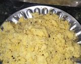 A picture of step 1 of Sev khamani.