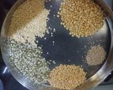 A picture of step 1 of Multigrain khichdi.